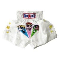 ราคา Thaismai กางเกงขาสั้นกีฬาชกมวยไทยบินได้เด็กผู้หญิงผู้ใหญ่กางเกงชกมวยขาวน่ารัก YOKKAO EVERLAST Superbon (22827011731)