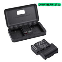 ราคา CITYORK แบตเตอรี่กล้องสำหรับ DMW BLF19 DMW BLF19E dmw blf19 BLF19 BLF19E จอแสดงผล LCD dual charger สำหรับ Panasonic Lumix GH3 GH4 GH5 G9GK (22571863899)