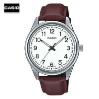 ราคา Velashop นาฬิกาข้อมือผู้ชายคาสิโอ Casio Standard สายหนังสีน้ำตาล รุ่น MTP V005L 7B4UDF MTP V005L 7B4 MTP V005L (21743844706)