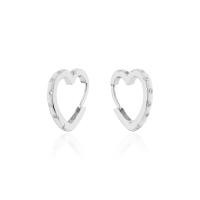ราคา Glintz Hearty Hearty ต่างหูห่วง หัวใจ เงินแท้ ฝังเพชร cubic zirconia ขนาด 15mm (19997603411)