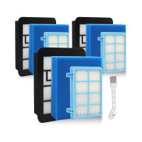 ราคา Replacement Filter Set for Philips PowerPro Compact and Active Vacuum Cleaner FC8010 01 FC9331 FC9332 FC9555 FC9556 (19844567556)