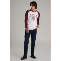 ราคา Mc jeans เสื้อยืดแขนยาวผู้ชาย คอกลม สีขาว MTTZ817 (22599731484)