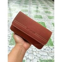 ราคา พร้อมส่ง De lonchi กระเป๋าติดเข็มขัด กป ร้อยเข็มขัดหนังแท้ รุ่นP 14 แนวนอน ซองใส่โทรศัพท์มือถือ 2เครื่อง หนังวัวแท้ หนังชาร์มัว ฟอกนิ่ม (22384031649)