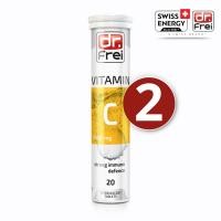 ราคา Swiss Energy Dr Frei Vitamin C 1000Mg 2หลอด ดร ฟราย เม็ดฟู่ วิตามินซี วิตามินซี 1000 มิลลิกรัม (22936640484)