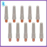 ราคา 10PCS Anti Welding Slag Welding Wire Feeding Tips Coated Welding Torch Nozzle MIG Welding Tool Consumables (22700916755)