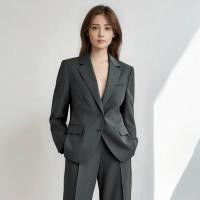 ราคา Closet Crush เสื้อคลุมเบลเซอร์แขนยาว ใส่ไปทำงาน สีเทา (22972909100)