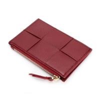 ราคา ROYAL BAGGER กระเป๋าสตางค์สั้นขนาดเล็กสำหรับผู้หญิงหนังแกะแท้หนังนุ่มผู้ถือบัตรซิปกระเป๋าเงินเหรียญหญิงกระเป๋าสตางค์ถัก (16675188278)
