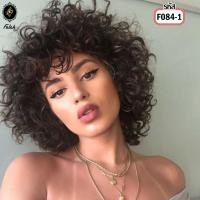 ราคา F084 Falah วิกผมสั้นลอนหยิก ลอนเล็กเกาหลี ความยาว 4 นิ้ว (22729971491)