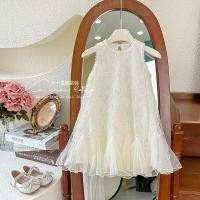 ราคา ชุดเดรสฟูฟ่องทรงไม่สม่ำเสมอหางปลาชายเสื้อปักเลื่อมติดไข่มุกแขนกุดสำหรับเด็กหญิงชุดเดรสออกงานวันเกิดแบบเจ้าหญิงสำหรับเด็ก (22020711270)