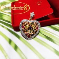 ราคา inspire jewelry จี้พลอยทับทิม จี้พลอยนพเก้า สวยงาม ปราณีต งานจิวเวลลี่ (21688608303)