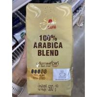 ราคา เมล็ดกาแฟแท้คั่วแท้ ตรา โซเล่ คาเฟ่ โกลด์ 500 g Sole Cofe 100 Arabica Blend Medium Roasted 100 Robusta Arabica Blend Medium Dark Roasted (22065334004)