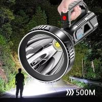 ราคา ZUOGUAN ไฟฉาย LED flash light ไฟฉายขนาดใหญ่ LED ไฟฉาย USB ไฟฉายชาร์จไฟ ไฟฉายชาร์จไฟบ้าน ไฟฉายเดินป่า ไฟฉายแรงสูง ไฟฉายคาดหัวแรงสูง ไฟฉายคาดหัวHD ไฟฉายแรงสูงพกพา ไฟฉายความสว่างสูง ไฟแฟลช์ แบบชาร์จได้ (