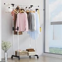 ราคา ราวแขวนเสื้อ ราวตากผ้า ราวแขวนสื้อผ้า ราวแขวนผ้า ที่แขวนเสื้อ ราวตากผ้าอเนกประสงค์ บาร์เดี่ยว บาร์คู่ มีชั้นวางของที่เเขวนหมวก ราวแขวนผ้าสแตนเลส ราวแขวนผ้า (22958550717)