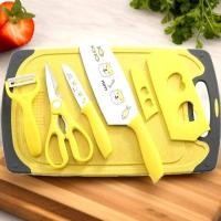 ราคา ชุดมีดทำครัว ชุดมีดทำอาหาร ชุดมีดทำครัว 4ชิ้น พร้อมเขียง (22530340586)