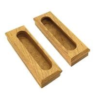 ราคา มือจับไม้สักแบบฝัง ทำจากไม้สักแท้ ขนาด4 5 2 อัน ผลิตจากไม้สักแท้ งานปราณีต ละเอียด โชว์ลายไม้สวยงาม (3659518464)