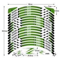 ราคา สำหรับ Kawasaki Z650 Z650สติกเกอร์ขอบสะท้อนแสงดุมล้อมอเตอร์ไซค์ขนาด17 17นิ้ว Kawasaki แถบสติ๊กเกอร์ติดผนังสกู๊ตเตอร์ (22752882858)
