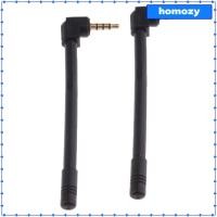 ราคา Homozy 2ชิ้นแจ็ค3 5มม วิทยุ FM สายอากาศเสียงกลางแจ้งภายนอกสำหรับโทรศัพท์มือถือ ลำโพง (22744251513)