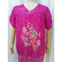 ราคา พร้อมส่ง ชุดนอนกระโปรง ผ้าบาติก บาติก แขนสั้น อก 60 นิ้ว ชุดอยู่บ้านคนแก่ รหัส BA1153 (19010967051)