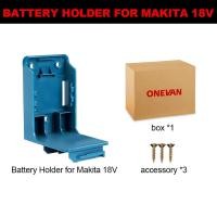 ราคา 2 ใน 1 5ชิ้นเคสที่แขวนชุดติดแบตเตอรี่ที่ยึดเครื่องมือไฟฟ้าที่ยึดแบตเตอรี่ Makita 18V สำหรับ Makita dewalt milwaukee M18 18V ขาตั้งชั้นวางของเก็บของเครื่องมือของแบตเตอรี่ (21377065435)