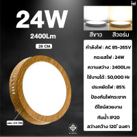 ราคา ดาวไลน์แบบลอย LED 12W18W24W ไฟตกแต่งเพดาน ดาวน์ไลท์ ติดลอย แสงขาว แสงวอร์ม ขอบขาว ดำ ลายไม้ มินิมอล ไฟเพดานบ้าน led 220V (23088475470)