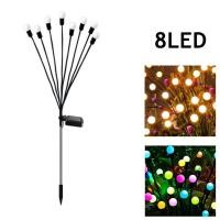 ราคา ไฟโซล่า ไฟปักสนาม ไฟสวน ไฟปักสนามหิ่งห้อย 8 LED รูปหิ่งห้อย ตกแต่งสวนสนาม กลางแจ้ง กันน้ำ (23159202377)