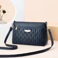 ราคา กระเป๋าสะพายข้างลําลองสําหรับผู้หญิงวัยกลางคน 2024 สไตล์ใหม่นูนซิปปิดกระเป๋าสะพายวัสดุพื้นผิวนุ่มขนาดเล็ก (22697641478)