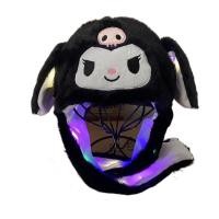 ราคา SADIE สัตว์สัตว์สัตว์ หมวกกำมะหยี่เคลื่อนไหวได้เรืองแสง การ์ตูนลายการ์ตูน ที่อุ่นคอ หมวกปิดหูรูปสัตว์ หมวกดักสัตว์ คุโรมิ หมวกสัตว์ประดับศีรษะ ฤดูหนาวในฤดูหนาว (22878056226)