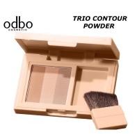 ราคา ODBO โอดีบีโอ ทรีโอ้ คอนทัวร์ พาวเดอร์ พาเลท Trio contour powder palette ขนาด 3 กรัม OD1310 (21069054870)