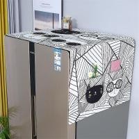 ราคา ฝาครอบกันฝุ่นตู้เย็นประตูเดียวสองประตูตู้เย็น เครื่องซักผ้า ผ้าคลุมกันฝุ่นอเนกประสงค์ทั่วไป (15603407595)