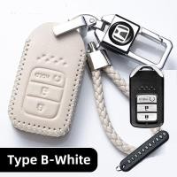 ราคา เคสกุญแจรถ Honda Keychain Brio อุปกรณ์เสริมซิตี้ซีวิค BRV HRV CRV Civic Type R WRV Accodyssey แฟชั่นเคสหนังโลหะอุปกรณ์เสริมรถยนต์กุญแจ (22707870866)