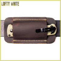 ราคา Lofty White ปลอกมีดป้องกันตัวเองกลางแจ้ง ดาบพับ กระเป๋าคาดเอวป้องกันการสูญเสีย ชุดพกพา เข็มขัด ปลอกมีด ซอง (22299443606)