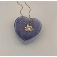 ราคา สร้อยคอตัวอักษร จี้kitty คิตตี้ สีเงิน สีทอง (22845112179)