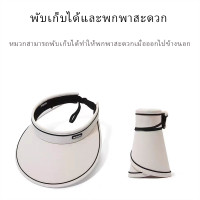 ราคา จัดส่งจากกรุงเทพ หมวกป้องกันแสงแดดผู้หญิงใหม่ป้องกันรังสียูวีหมวกกันแดดเดินทาง UPF50 UV หมวกกันแดดป้องกันรังสียูวีหมวกขี่จักรยานผ้าคลุมหน้าหมวกกันแดดหมวกกันแดดแบบพับได้ (23126794971)