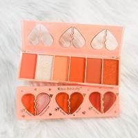 ราคา kiss beauty 3 in 1 blush highlighter eyeshadow ทาตาตลับหัวใจโทนส้ม ส้มอิ๊ฐ87123 03 (11313514122)