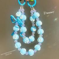 ราคา พร้อมส่ง สายคล้อง Baby three สายคล้องข้อมือพวงกุญแจลูกปัด สายจับลูกปัดไข่มุก สายคล้องโทรศัพท์มือถือ (23047225050)