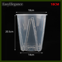 ราคา EasyElegance กระถางต้นไม้ DIY พลาสติกโปร่งใสกระบอกดอกไม้ผู้ถือผัก planter (22542996005)