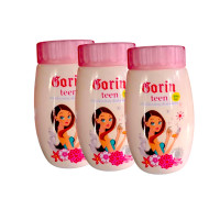 ราคา แพค 3 ชิ้น แป้งโกริน แป้งฝุ่น 25 กรัม หอม โกริน ติดทนไม่หลุด Gorin Face Powder แป้งทาหน้า แป้งไทย แป้งหอมทาหน้า Gorin teen กระปุกสีชมพูสดใส เนื้อแป้งเป็นสีเนื้ออมชมพู เพื่อผิวเนียนใส (23024041028)