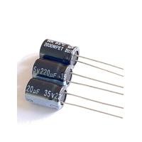 ราคา 220UF 35V 10ตัว คาปาซิเตอร์ Aishi ทนความร้อนสูง 85C ขนาด 8x12mm ตัวสีดำ Capacitor 220UF35V C220UF35V C220UF C35V ตัวเก็บประจุไฟฟ้า 220uf 35v คาปา 220ไมโคร 35โวล พร้อมส่ง (23034850230)
