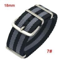 ราคา 18 มิลลิเมตร 20 มิลลิเมตร 22 มิลลิเมตรขีปนาวุธทนทานทหารไนล่อนนาฬิกาวงกองทัพกีฬานาโตผ้าไนล่อนสายนาฬิกาข้อมืออุปกรณ์เสริมสำหรับ 007 เจมส์บอนด์สายนาฬิกา (404308983)