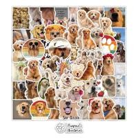 ราคา ʕ ᴥ ʔ พร้อมส่ง สติ๊กเกอร์กันน้ำลายสุนัขโกลเด้นรีทรีฟเวอร์ Golden Retriever Dog Waterproof Decoration Sticker Set (21349800443)