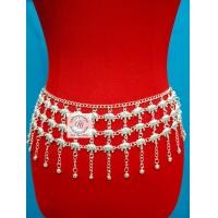 ราคา เข็มขัดระย้าล้านนา สีเงิน รมดำ เครื่องประดับเอว ประดับชุดไทย ยาว 42 นิ้ว สินค้ามีพร้อมส่ง (22591145555)