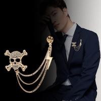 ราคา ชุดสูททักซิโด้มีโซ่พร้อม Lencana Pin หมุดเข็มกลัดของผู้ชายชุดสูททักซิโด้ 50สไตล์ให้เลือก1ชิ้น (920812338)