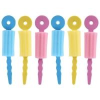 ราคา 6 PCS Hair Care Foam Rollers Magic Sponge Soft Hair Curler Hair Styling Hair Roll Rollers DIY Tools for Women (22931030123)