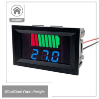 ราคา HITN เครื่องวัดระดับการชาร์จแบตเตอรี่รถยนต์12V 24V 36V 48V 60V เครื่องทดสอบความจุแบตเตอรี่ลิเธียมจอแสดงผลสีฟ้า (22218901113)