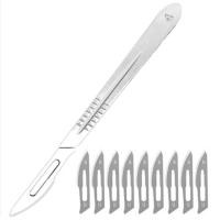 ราคา มีดผ่าตัดเบอร์ 23 มีดตอนหมู มีดกรีดยอด มีล้วงยอด ใบมีดทำจากเหล็กคาร์บอน ด้ามจับ 1 ใบมีด 10 ใบ มีดด้ามจับแบบบางและหนา (13640756809)