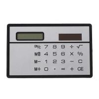 ราคา BOWG Solar Power Credit Card Sized Pocket Calculator (22198194918)