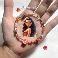 ราคา กำไลเชือกเทียนเจ้าหญิง ดิสนีย์ กำไลออกแบบตามตัวการ์ตูน กำไลเชือกถัก กำไลข้อมือ แบบตะขอ (23159955794)