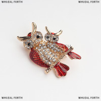 ราคา WHUEAL4 เข็มกลัดนกฮูกสำหรับของขวัญวันคริสต์มาส (22621253251)