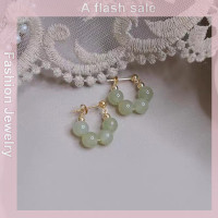 ราคา ขายแฟลช ต่างหูหยกสไตล์จีนวินเทจสำหรับผู้หญิงต่างหูหยกเทียมสวยงาม (22682577794)