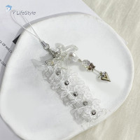 ราคา Y LifeStyle สายคล้องโทรศัพท์ลายลูกไม้สายคล้อง Y2k น่ารักหมีน่ารักจี้รูปกรงเล็บแมวสายคล้องหูฟังเคสแขวนเชือก CCD สายคล้องกระเป๋าตกแต่ง (22540187143)